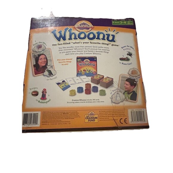Vintage 2005 - Cranium WHOONU - What’s Your Favorite Thing Game - NO ENVELOPE - Picture 6 of 6